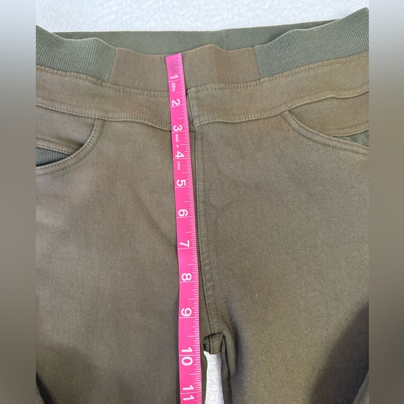 Two toned green fleece lined pants - Picture 7 of 13